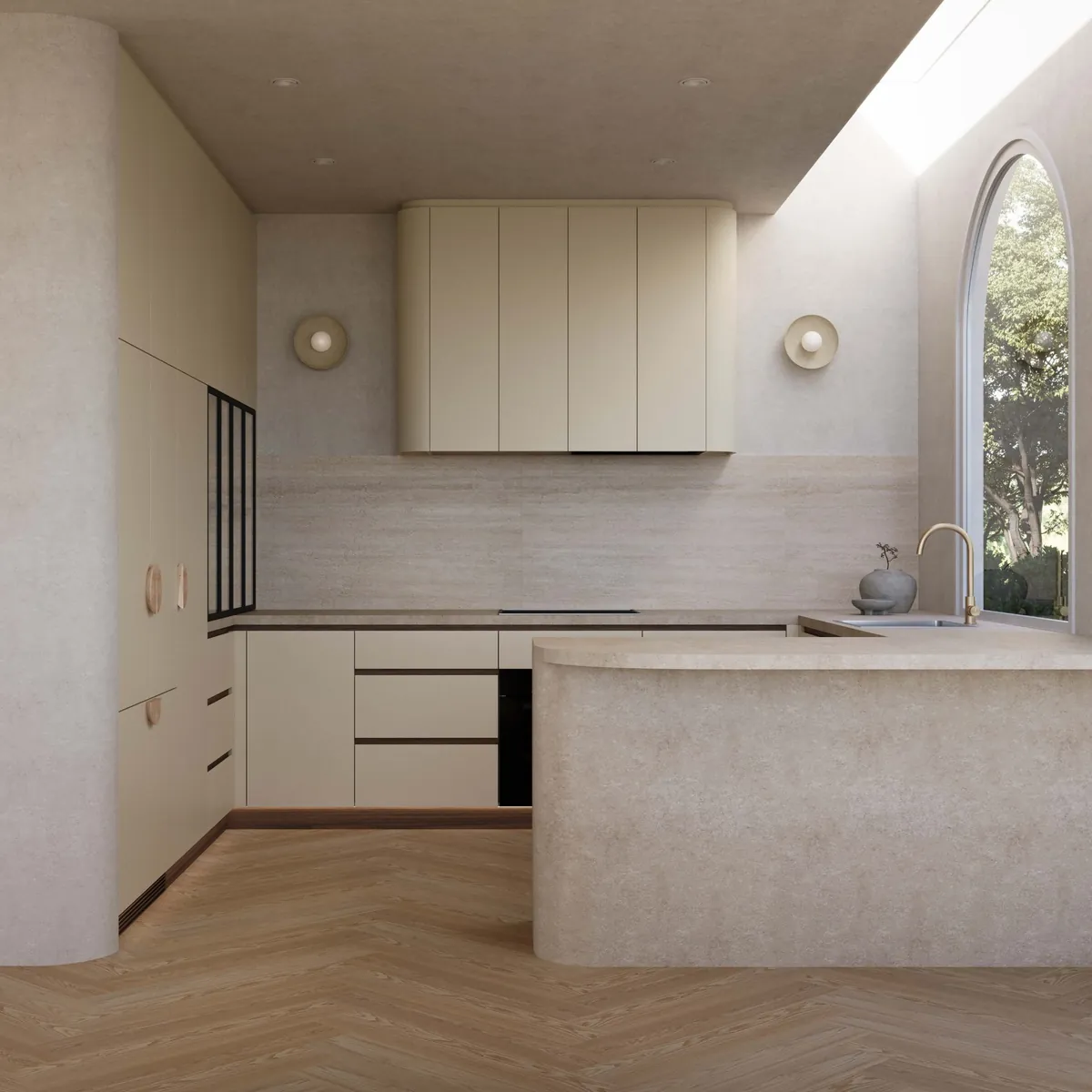 Calm Retreat kitchen